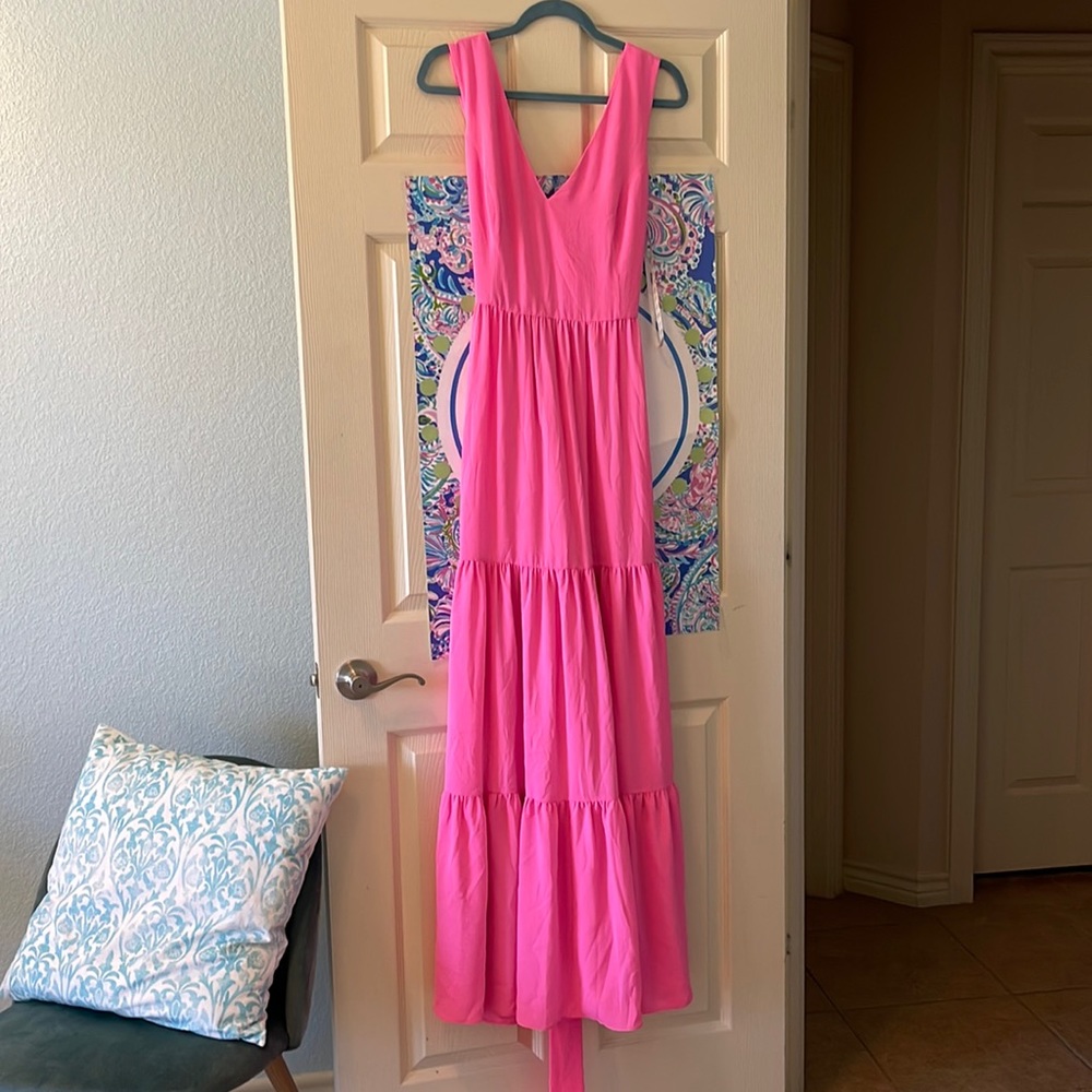 NWT XL Lilly Pulitzer Prosecco Pink Maxi